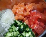 ハワイの味☆ロミロミサーモン作り方1写真