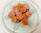 レンジで簡単！カリカリソーセージ作り方7写真