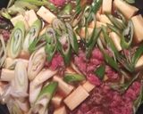 簡単☆すき焼き風あんかけ肉豆腐作り方4写真