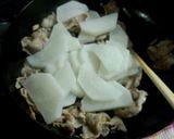 大根と豚こま切れ肉の炒め煮作り方3写真