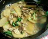 大根と豚こま切れ肉の炒め煮作り方6写真