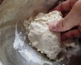 材料は天ぷら粉のみ。手打ち天ぷら粉うどん作り方1写真