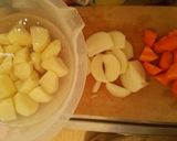 煮崩れたところが美味しい、豚こま肉じゃが作り方2写真