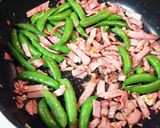 頂いたスナップえんどうで作ってみたパスタ作り方4写真