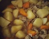 煮崩れたところが美味しい、豚こま肉じゃが作り方7写真