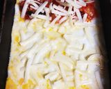 感激☆美味☆キムチとチーズ入り卵焼き☆作り方3写真