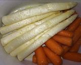 ホワイトアスパラとにんじんのグリル作り方1写真