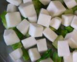 ブロッコリー茎・はんぺんのレンジオムレツ作り方1写真