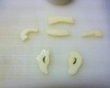 キャラ弁❈ゆで卵で目玉のおやじ作り方5写真