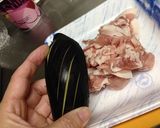カリカリ豚を茄子に乗っけて。作り方2写真