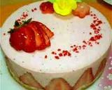 ひな祭りに＾＾いちごのレアチーズケーキ作り方12写真