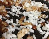 カリカリ豚を茄子に乗っけて。作り方5写真
