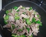 豚肉と舞茸とピーマンの味噌炒め作り方4写真
