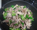 豚肉と舞茸とピーマンの味噌炒め作り方4写真