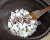 春キャベツとひき肉のトマトソース煮作り方3写真
