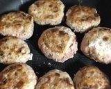 豚ひき肉でつくね風バーグ作り方4写真