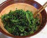 香る三種の葉菜のごま和え作り方5写真