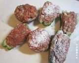 ピーマンと椎茸の肉詰め☆ソースは２種作り方5写真