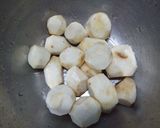 たたきだらと里芋の煮物作り方3写真