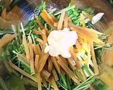 干し芋と水菜のマヨポン酢和え作り方2写真