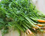 にんじん葉のごま和え作り方1写真