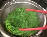 にんじん葉のごま和え作り方2写真