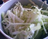 キャベツとズッキーニの温バター醤油作り方1写真