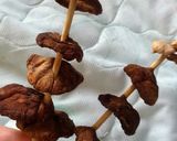 干し野菜☆干し網なし☆お手軽干ししいたけ作り方2写真
