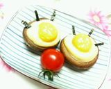 家族のお弁当に☆見てるわよ~シイタケ♪♪作り方5写真
