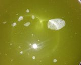 つぶあんと白玉入り煎茶で作るお茶ゼリー作り方2写真