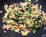 サーモンとほうれん草のクリームパスタ作り方3写真