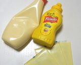 超・図解！ハムチーズレタスサンド作り方1写真