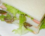 超・図解！ハムチーズレタスサンド作り方9写真