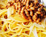 簡単☆我が家のなっとうパスタ作り方5写真