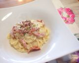 生クリーム・卵なし♪カルボナーラ風うどん作り方6写真