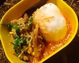 【山ごはん】卵スープでユッケジャンクッパ作り方4写真
