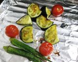 夏野菜グリル*スープカレー風つけピビン麺作り方5写真