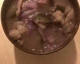ごろごろ レッドキャベツとナスの紫味噌汁作り方7写真