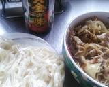 簡単☆残った野菜炒めリメイク♪焼きうどん作り方1写真