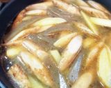 新ごぼうと新じゃがの煮物作り方5写真