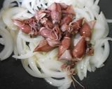 ボイルホタルイカと新玉葱炒め作り方8写真