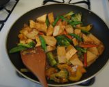 ベジタリアン厚揚げ味噌野菜炒め作り方2写真