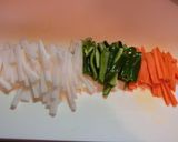 大根とピーマンの副菜作り方1写真