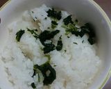 ハナイカダの菜飯作り方2写真