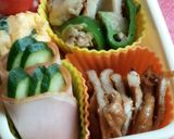 絹さやのハム巻き（きゅうりやブロでも☆）作り方7写真