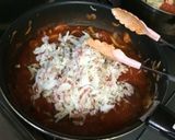 蟹とキノコのトマトクリームパスタ作り方9写真