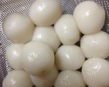 つぶあんと白玉入り煎茶で作るお茶ゼリー作り方18写真