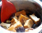 なすと厚揚げの胡麻味噌炒め煮作り方4写真