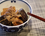 なすと厚揚げの胡麻味噌炒め煮作り方5写真