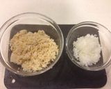 簡単たけのこ料理＊たけのこハンバーグ作り方2写真
